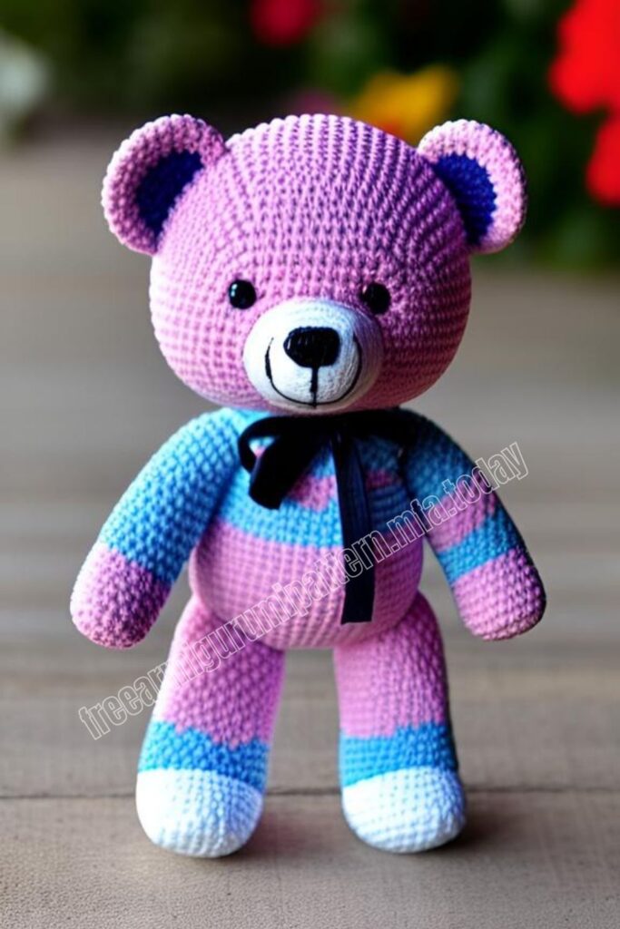 Bright Teddy Bear 6 8