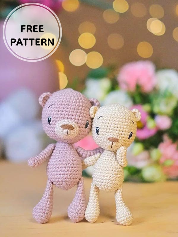 Amigurumi Bright Teddy Bear Free Pattern-6