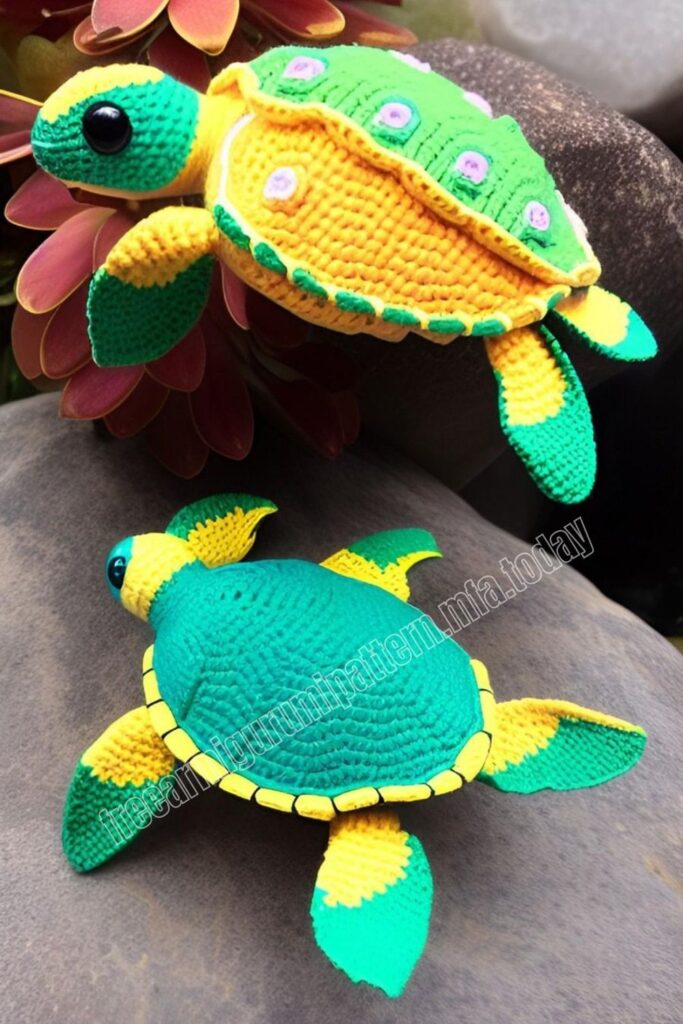 Crochet Turtle 4 4