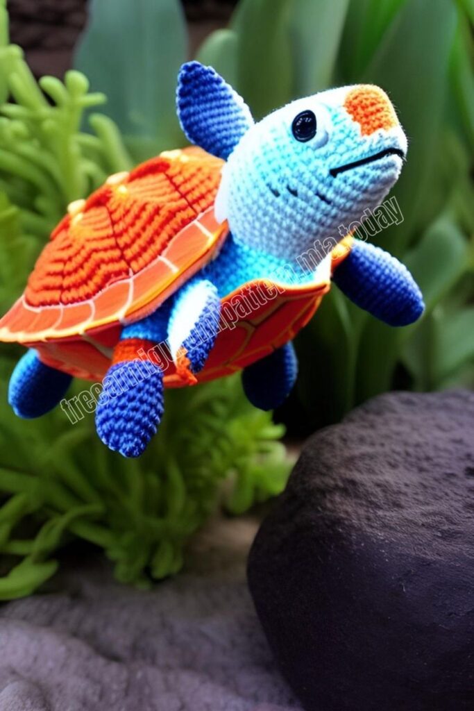 Crochet Turtle 4 5