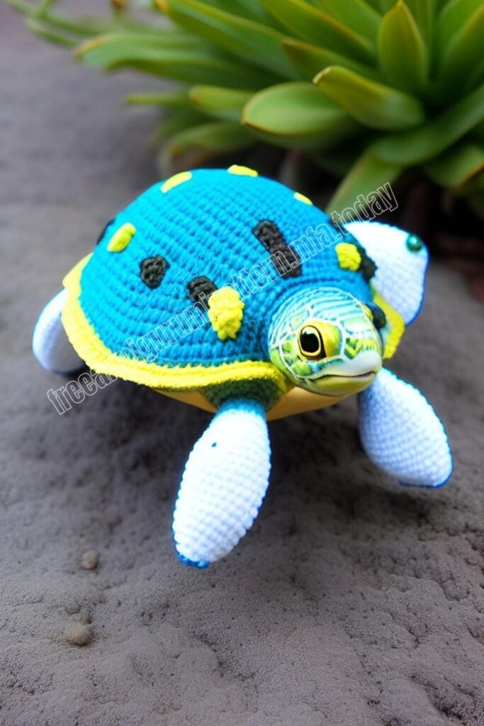 Crochet Turtle 4 6