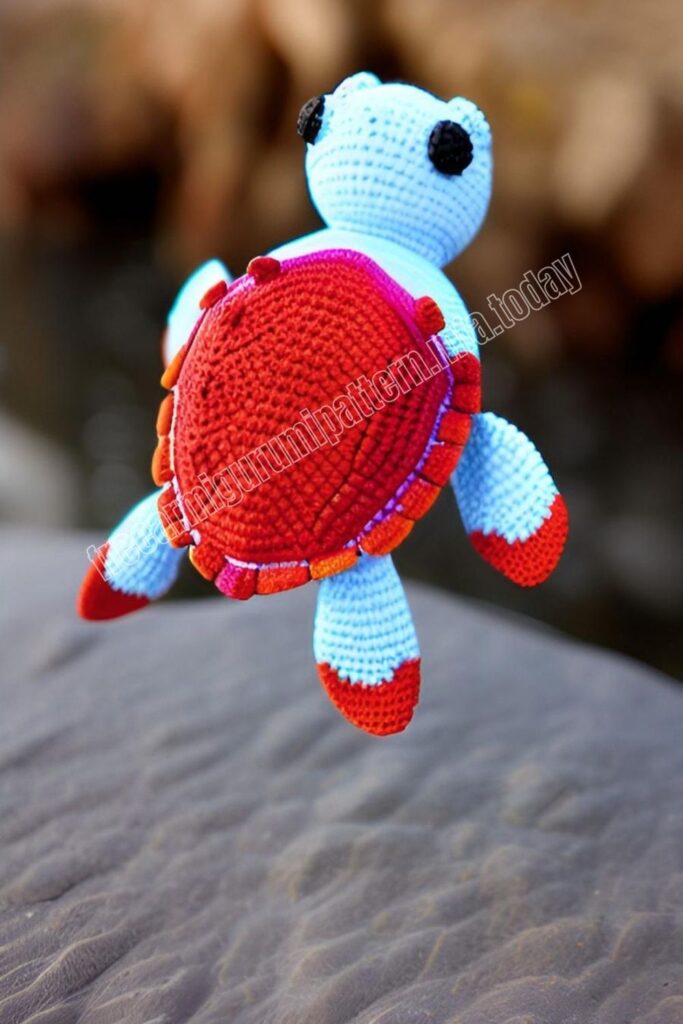 Crochet Turtle 4 9