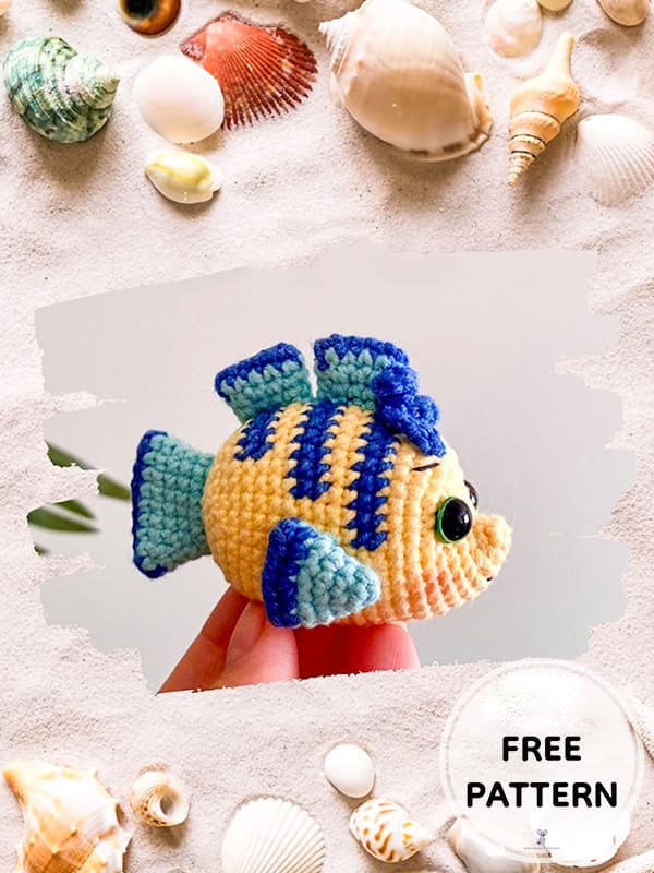 Amigurumi Fish Flounder Free Pattern-2