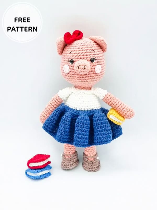Amigurumi Pig Marceline Free Pattern-5