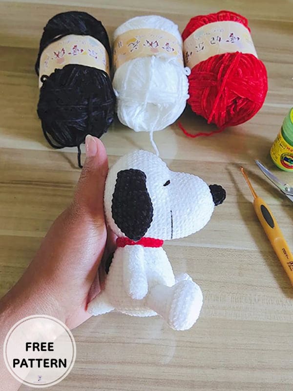 Amigurumi Snoopy Dog Free Pattern-2