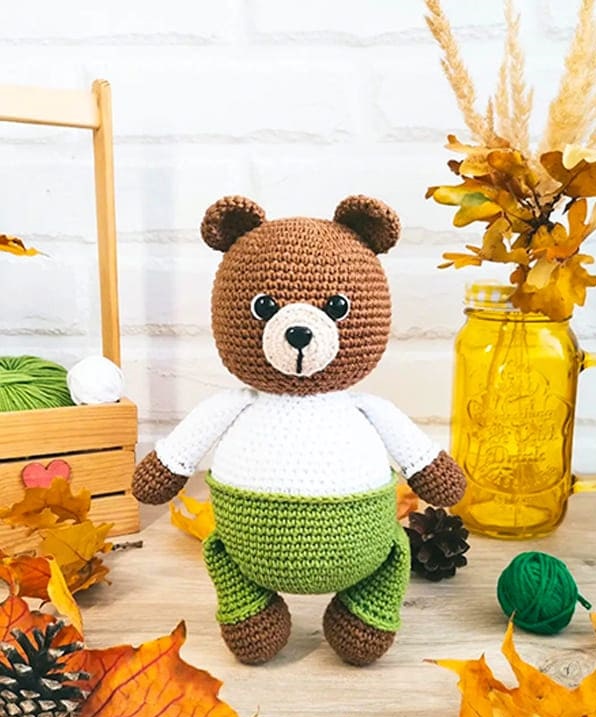 Amigurumi Baby Bear Mischa Free Pattern-6