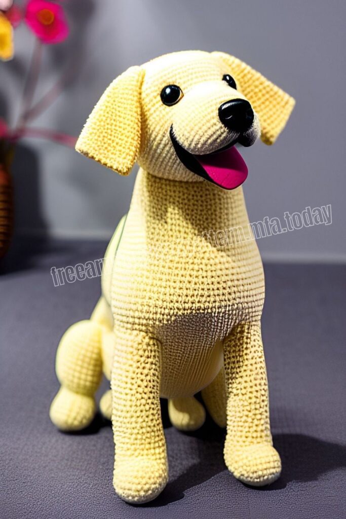 Crochet Cute Dog 1 3