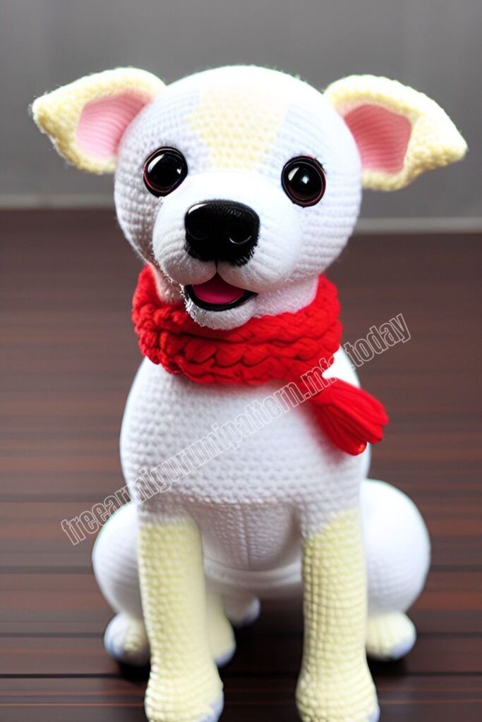 Crochet Cute Dog 1 4