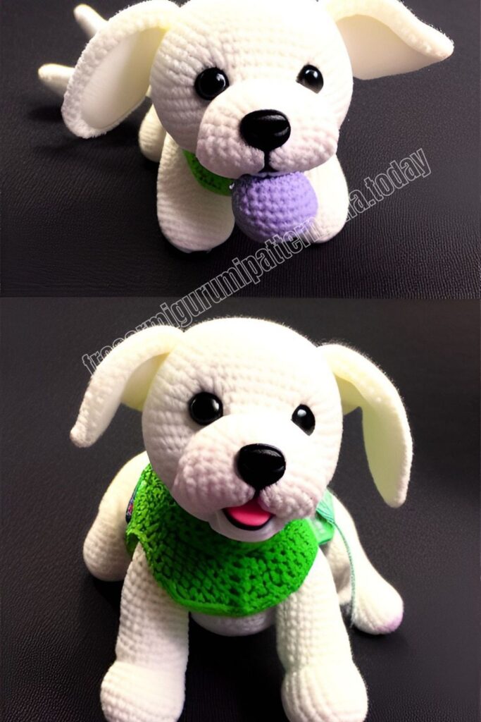 Crochet Cute Dog 1 6