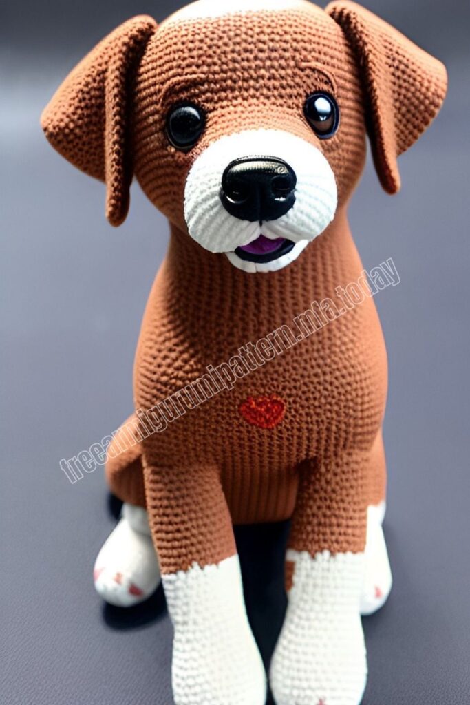 Crochet Cute Dog 1 8