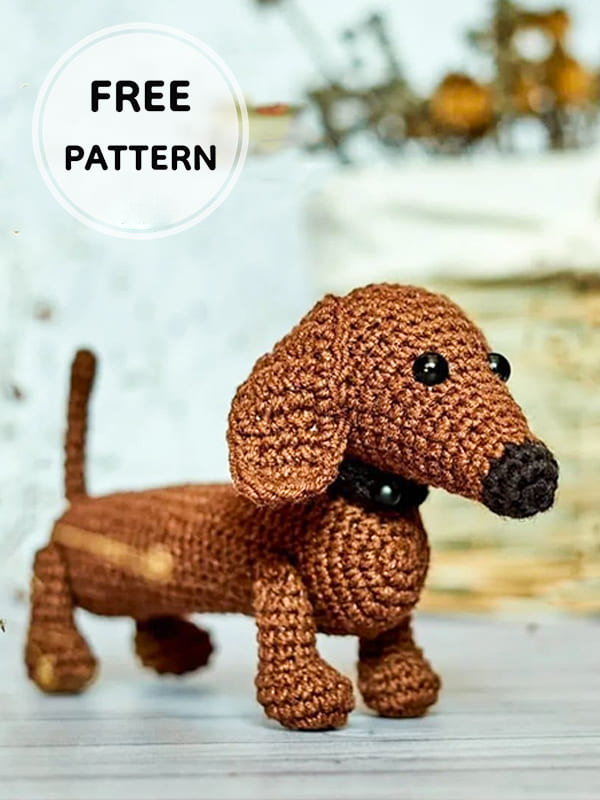 Amigurumi Crochet Cute Dog Free Pattern-1