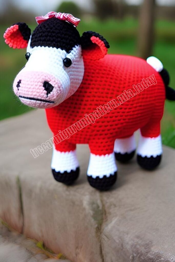 Daisy The Crochet Cow 5 4