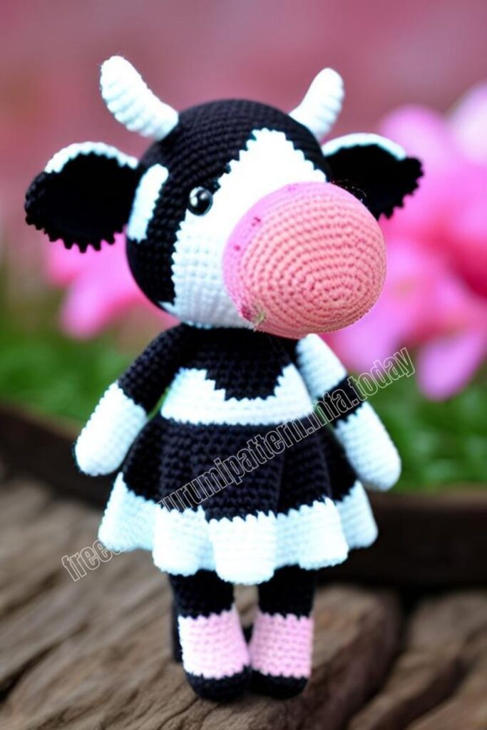 Daisy The Crochet Cow 5 6