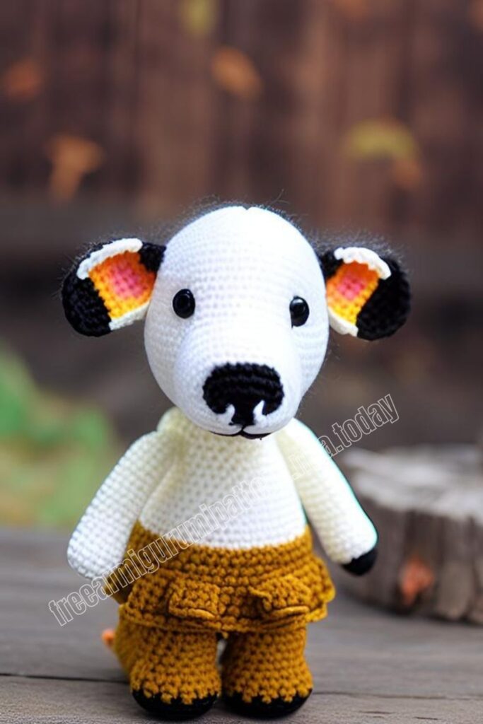 Daisy The Crochet Cow 5 8