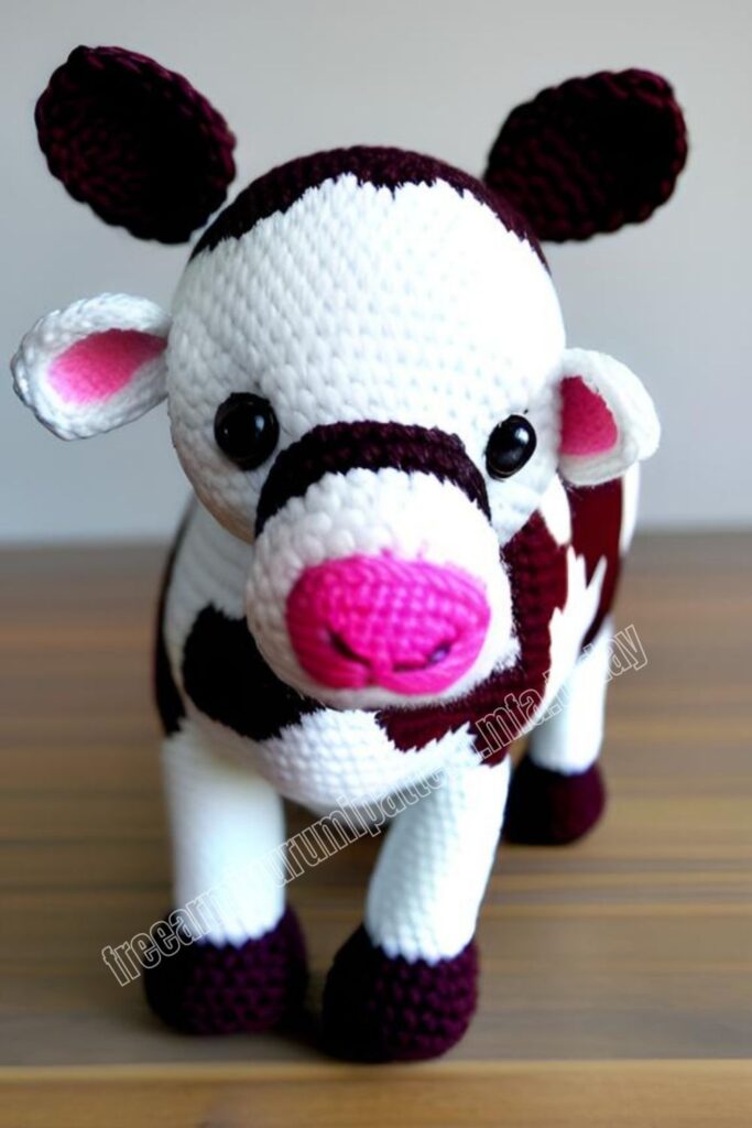 Daisy The Crochet Cow 5 9