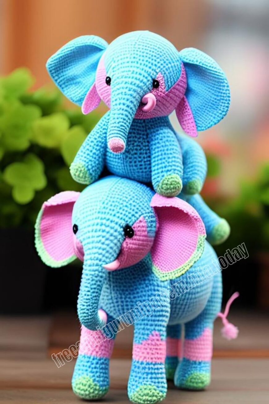 Amigurumi Elephant Keychain Free Pattern1 Free Amigurumi Patterns