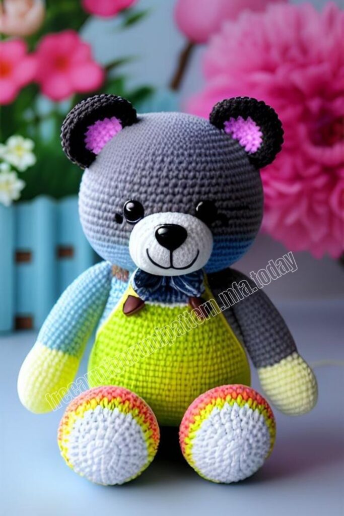 Furry Teddy Bear 4 2