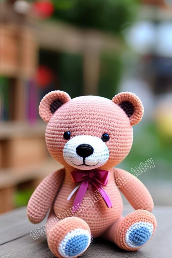 Furry Teddy Bear 4 4