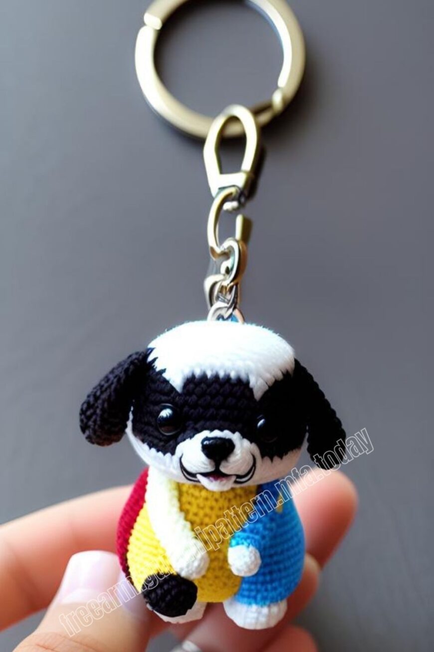 Amigurumi Keychain Dog Free Pattern-2 – Free Amigurumi Patterns