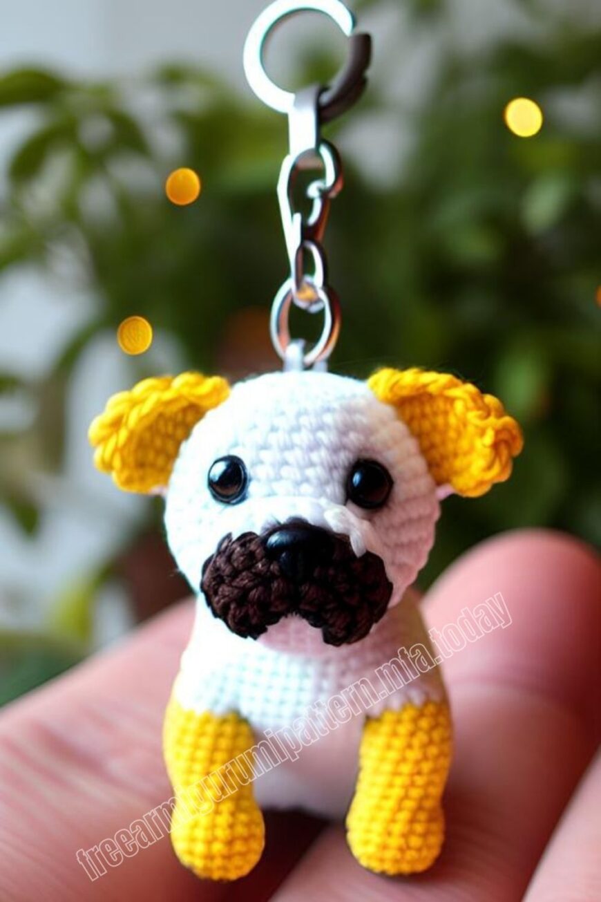 Amigurumi Keychain Dog Free Pattern-2 – Free Amigurumi Patterns