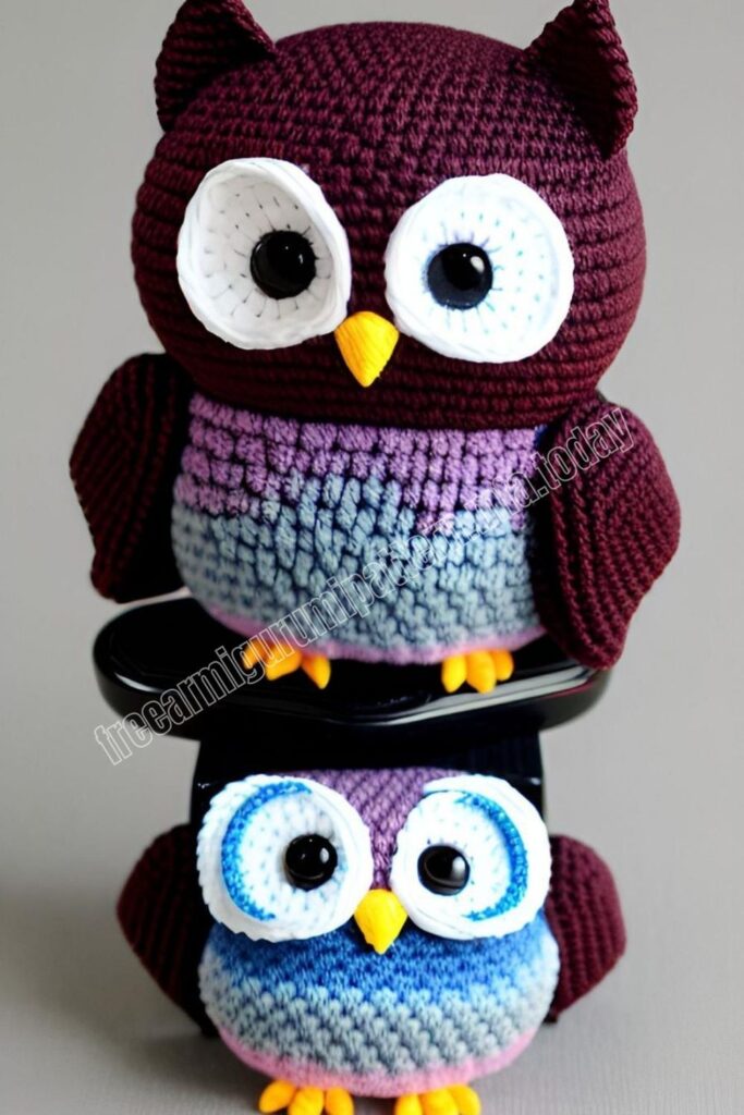 Owl Ornament 3 8