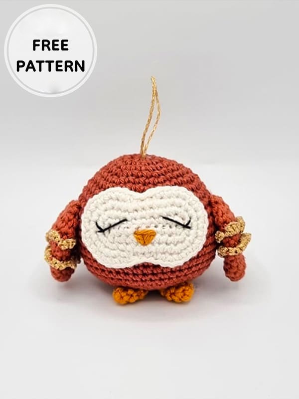 Amigurumi Owl Ornament Free Pattern-3