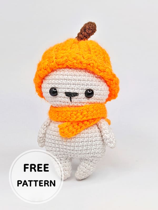 Amigurumi Pumpkin Bear Free Pattern-2