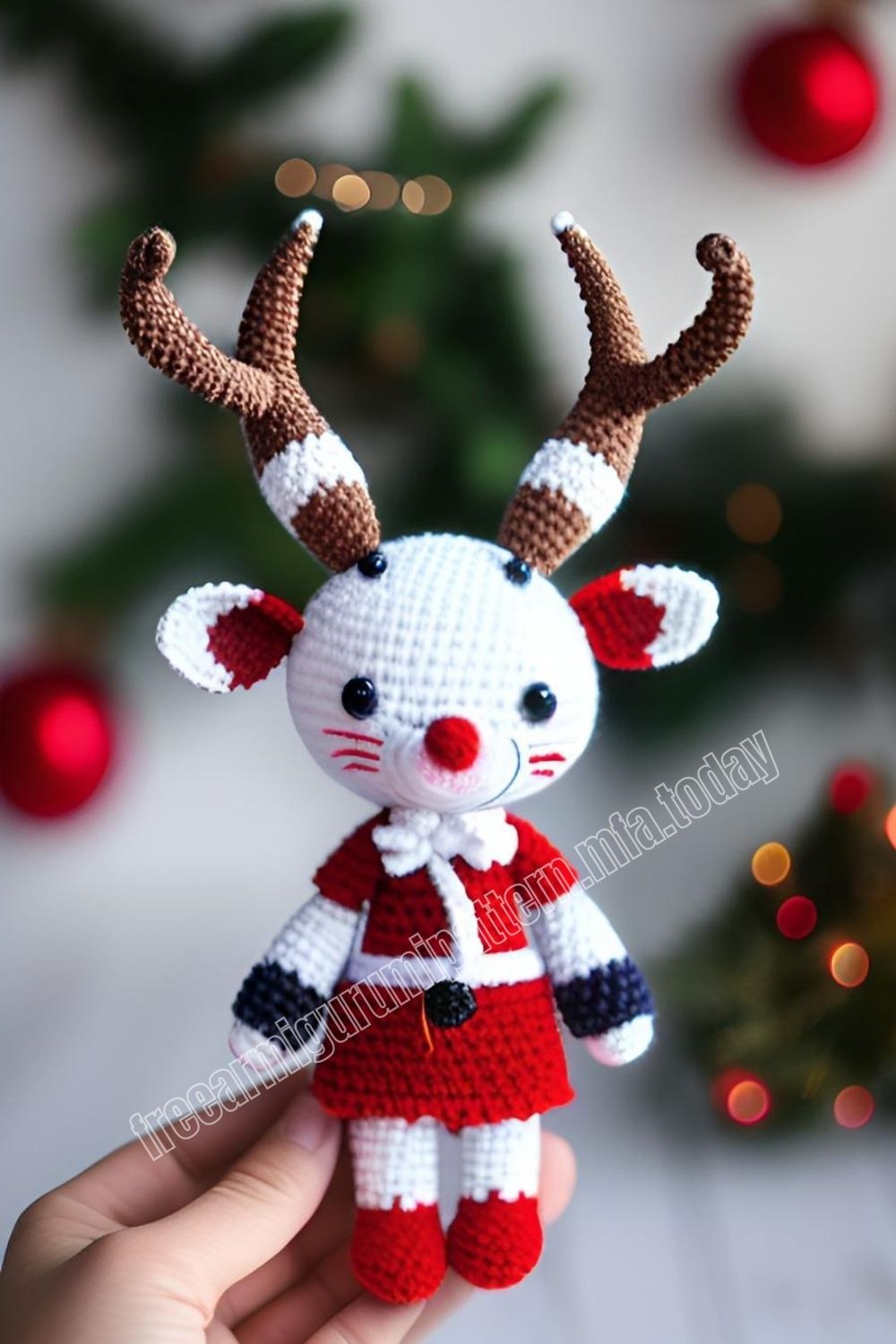 Amigurumi Reindeer Nora Free Pattern-5 - Free Amigurumi Patterns