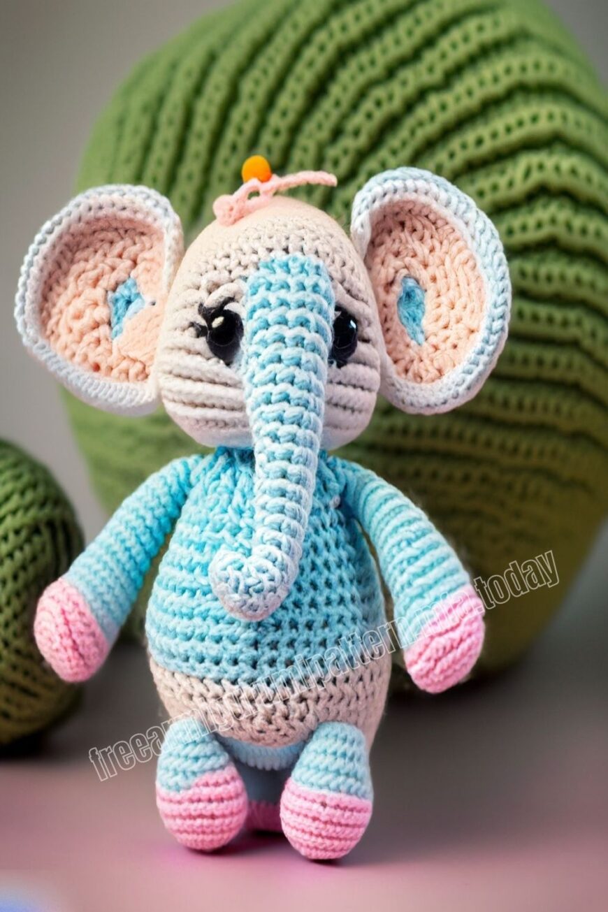 Amigurumi Baby Elephant Free Pattern-4 – Free Amigurumi Patterns