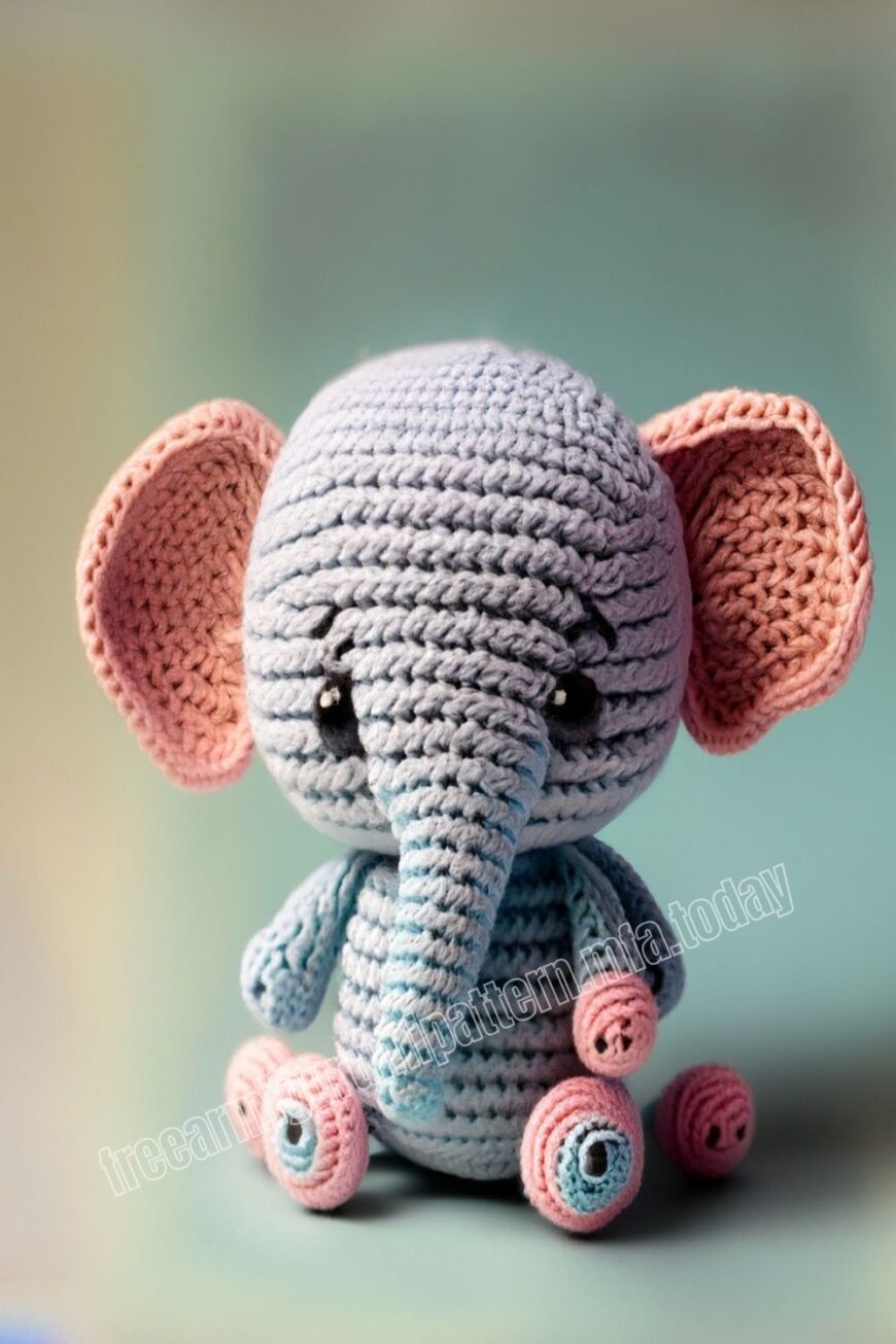 Amigurumi Baby Elephant Free Pattern-4 – Free Amigurumi Patterns