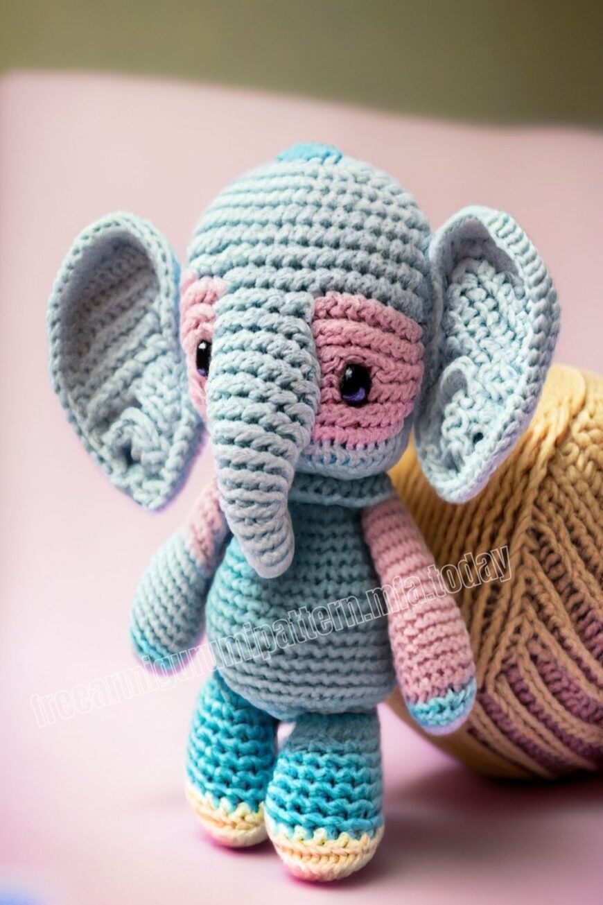 Amigurumi Baby Elephant Free Pattern-4 – Free Amigurumi Patterns