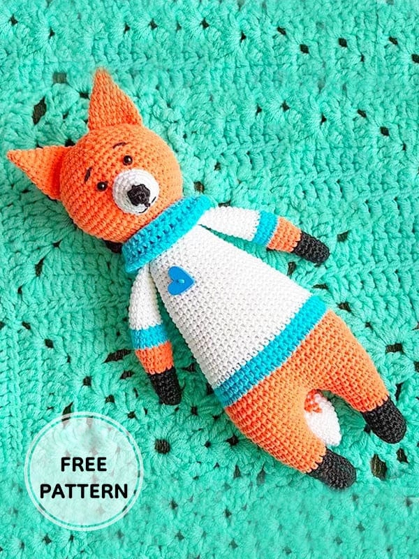 Amigurumi Baby Fox Free Pattern-4