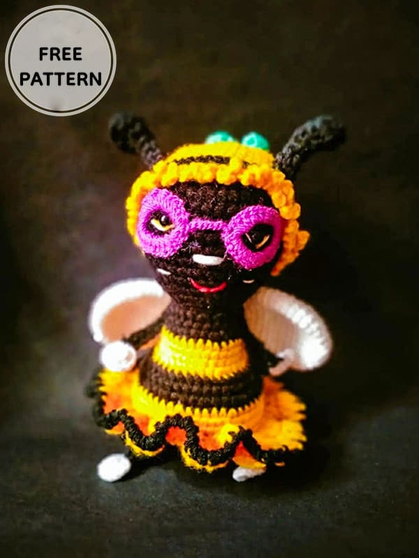 Amigurumi Bee Zoey Free Pattern-3
