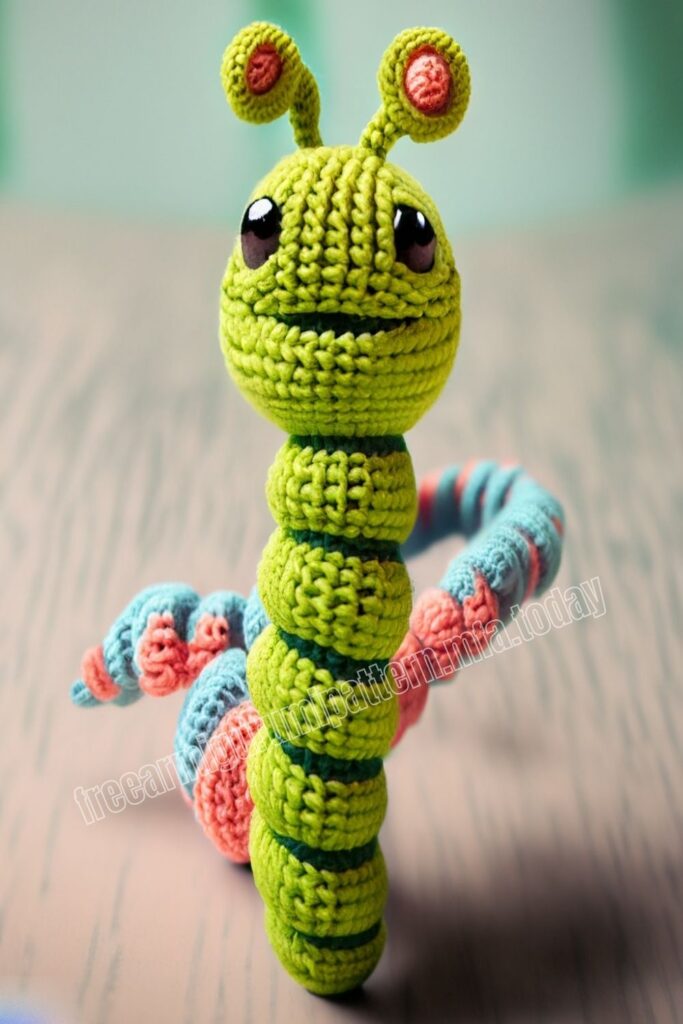 Crochet Caterpillar 2 1