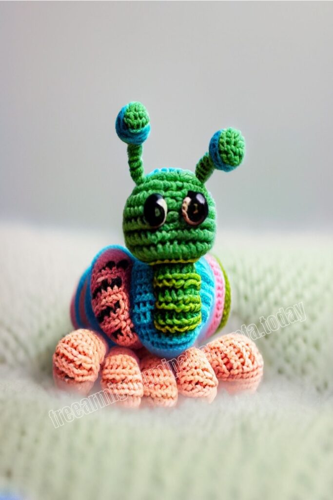 Crochet Caterpillar 2 11