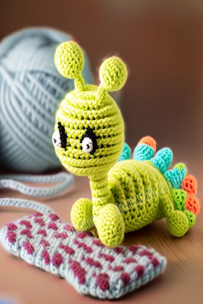 Crochet Caterpillar 2 12