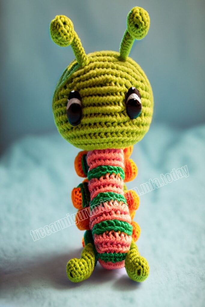 Crochet Caterpillar 2 2