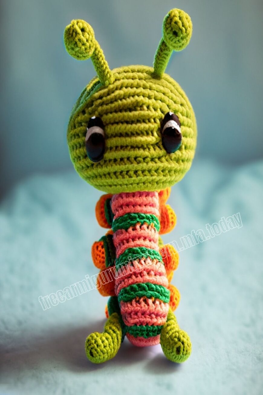 Amigurumi Crochet Caterpillar Free Pattern-2 – Free Amigurumi Patterns