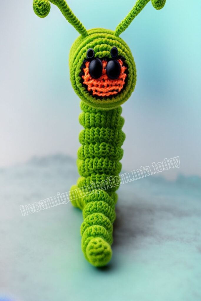 Crochet Caterpillar 2 6