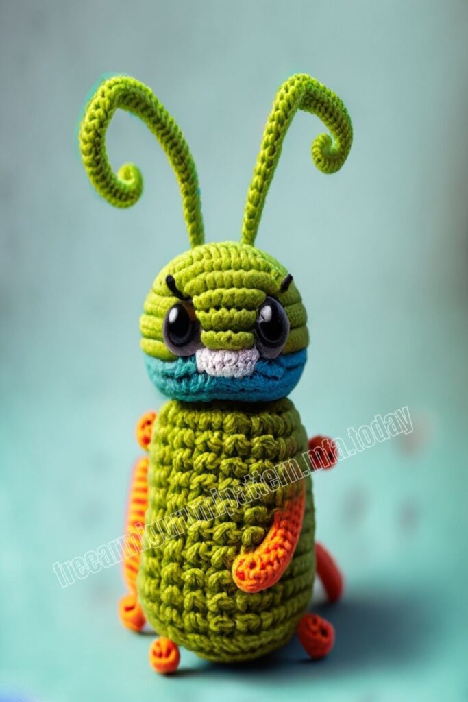 Crochet Caterpillar 2 8
