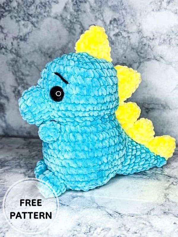Amigurumi Crochet Dinosaur Trex Free Pattern-3