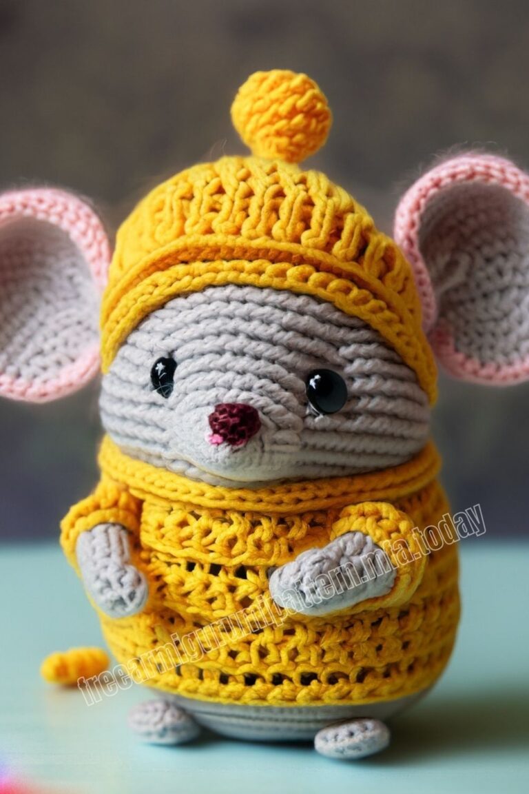 Amigurumi Cute Crochet Mouse Free Pattern-3 – Free Amigurumi Patterns