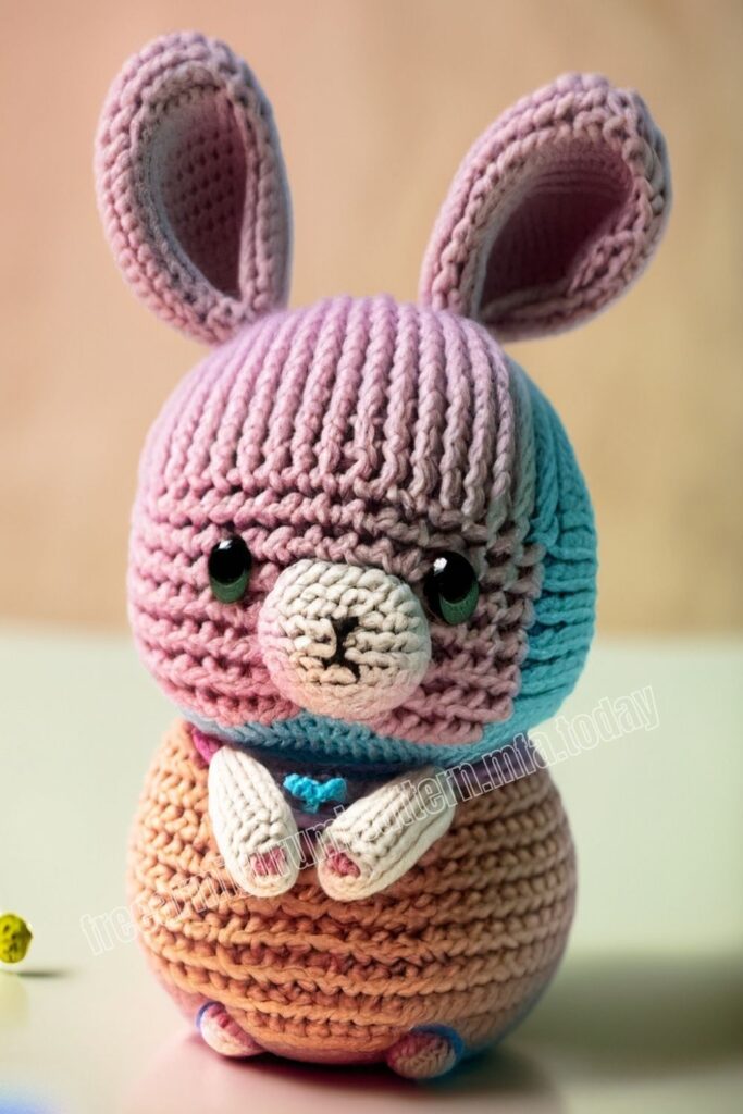 Easy Crochet Bunny 5 1
