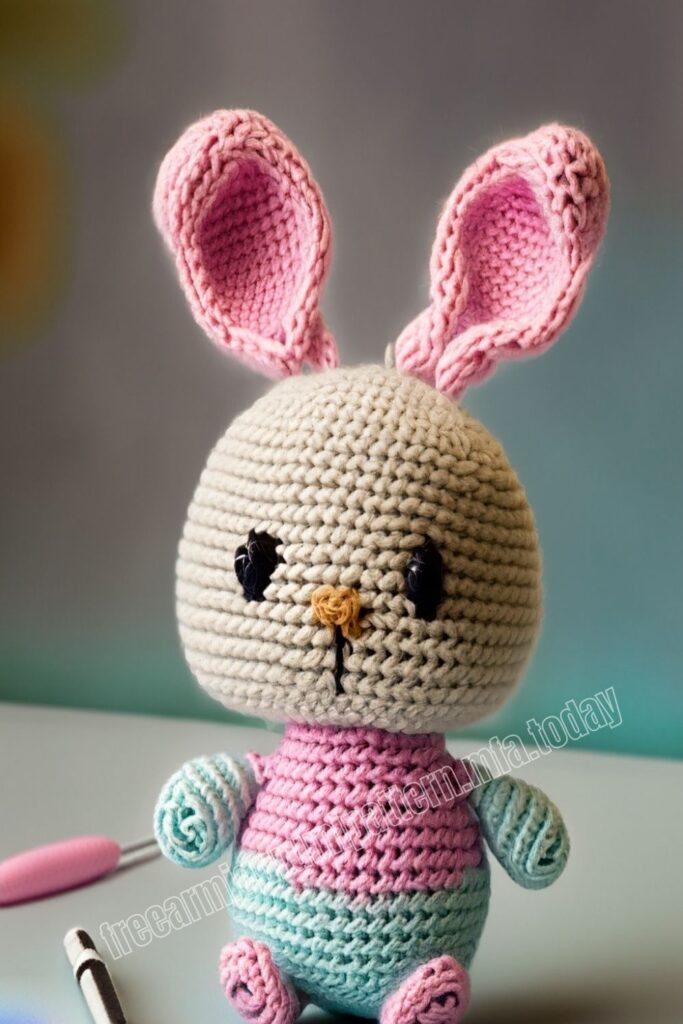 Easy Crochet Bunny 5 12