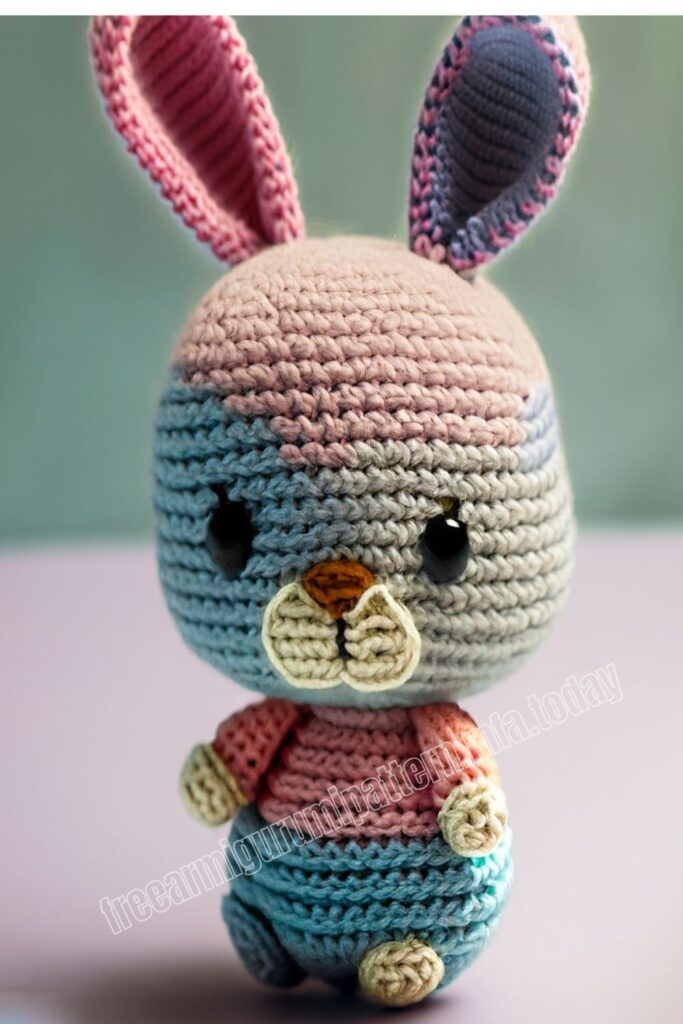 Easy Crochet Bunny 5 5