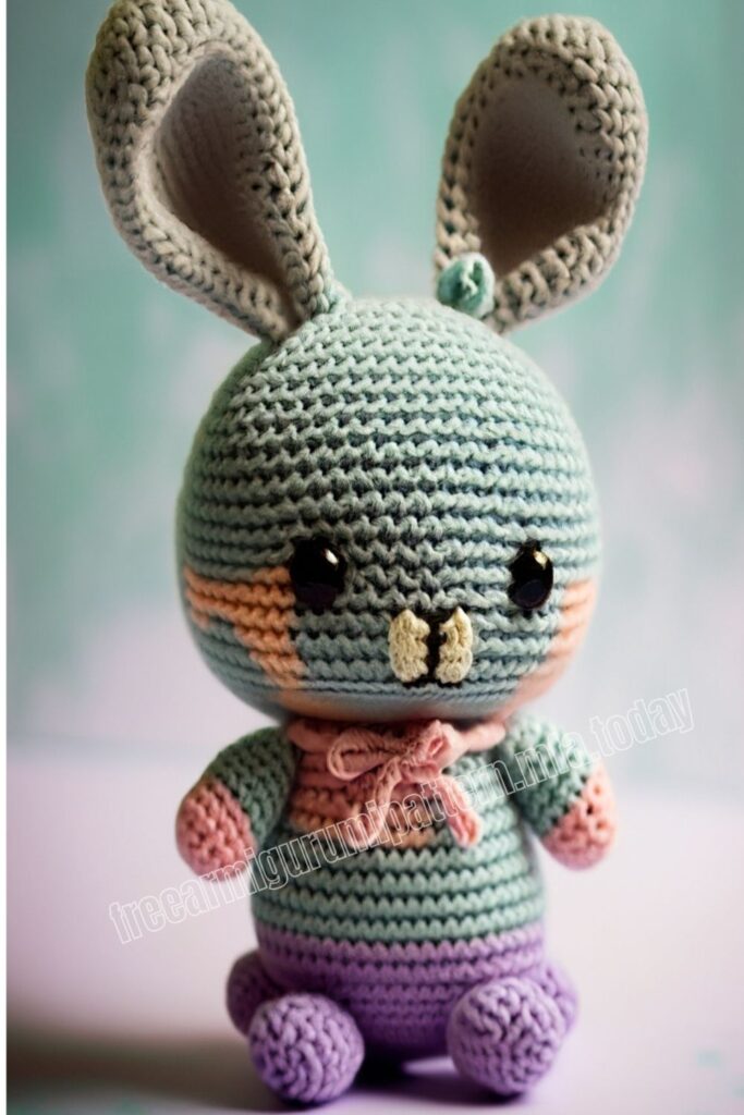 Easy Crochet Bunny 5 7