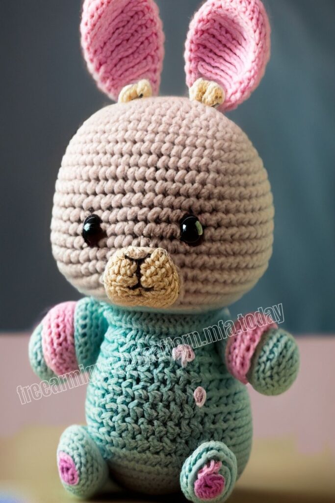 Easy Crochet Bunny 5 9