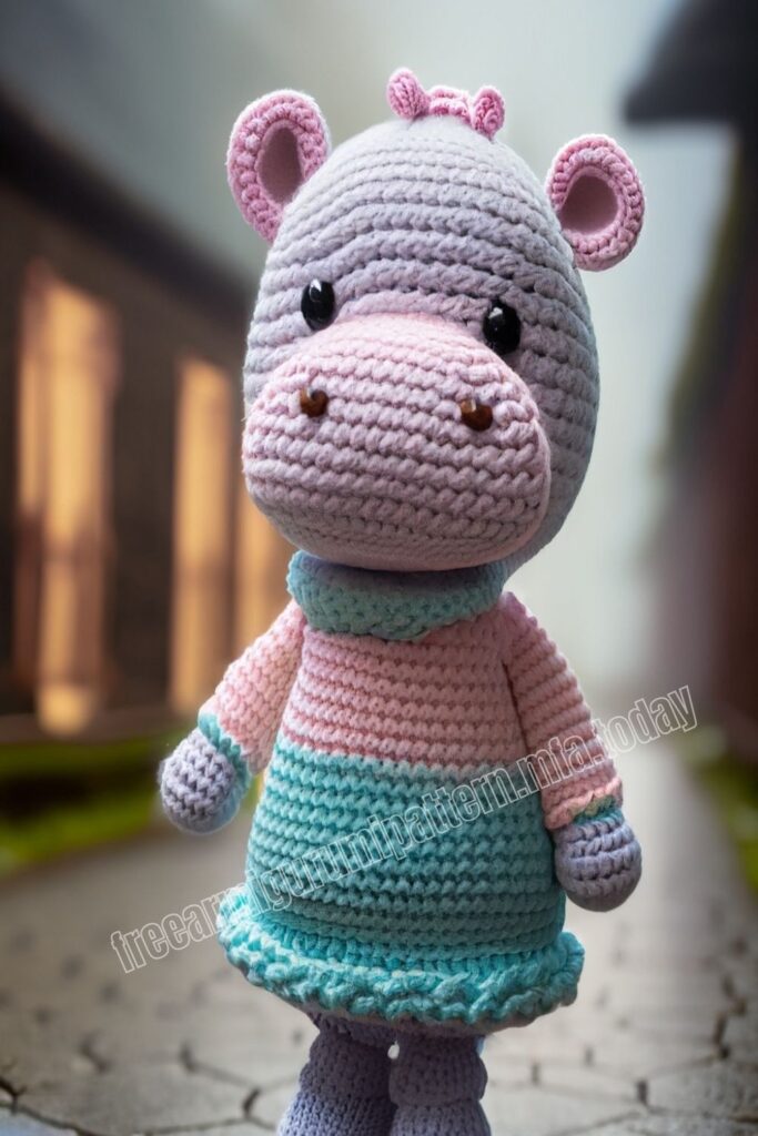 Mini Cute Hippo 3 11