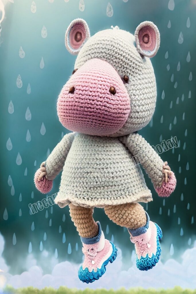 Mini Cute Hippo 3 12