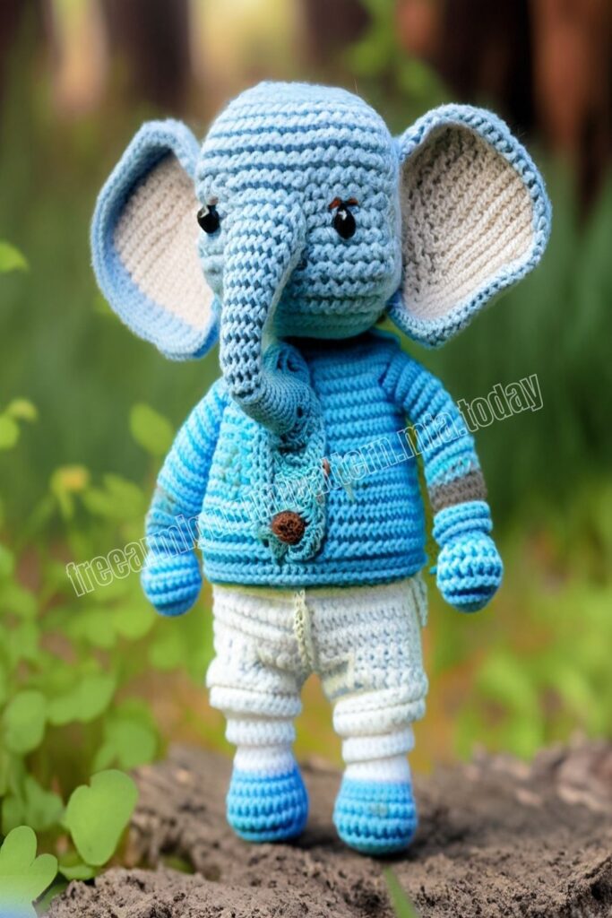 Plush Elephant Eleanor 4 3